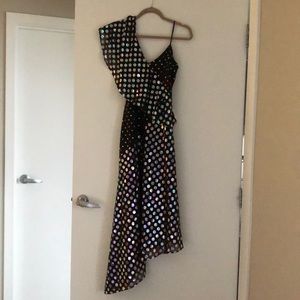 NWT Warehouse Assymetric midi dress